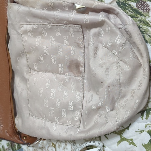 Michael Kors Brown Pebble Leather HOBO Shoulder Bag - Picture 16 of 16